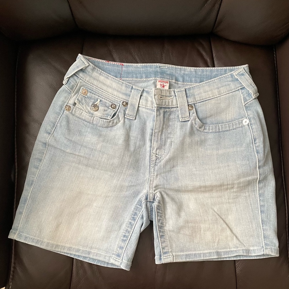 True Religion Shorts Denim Size 27 Women's